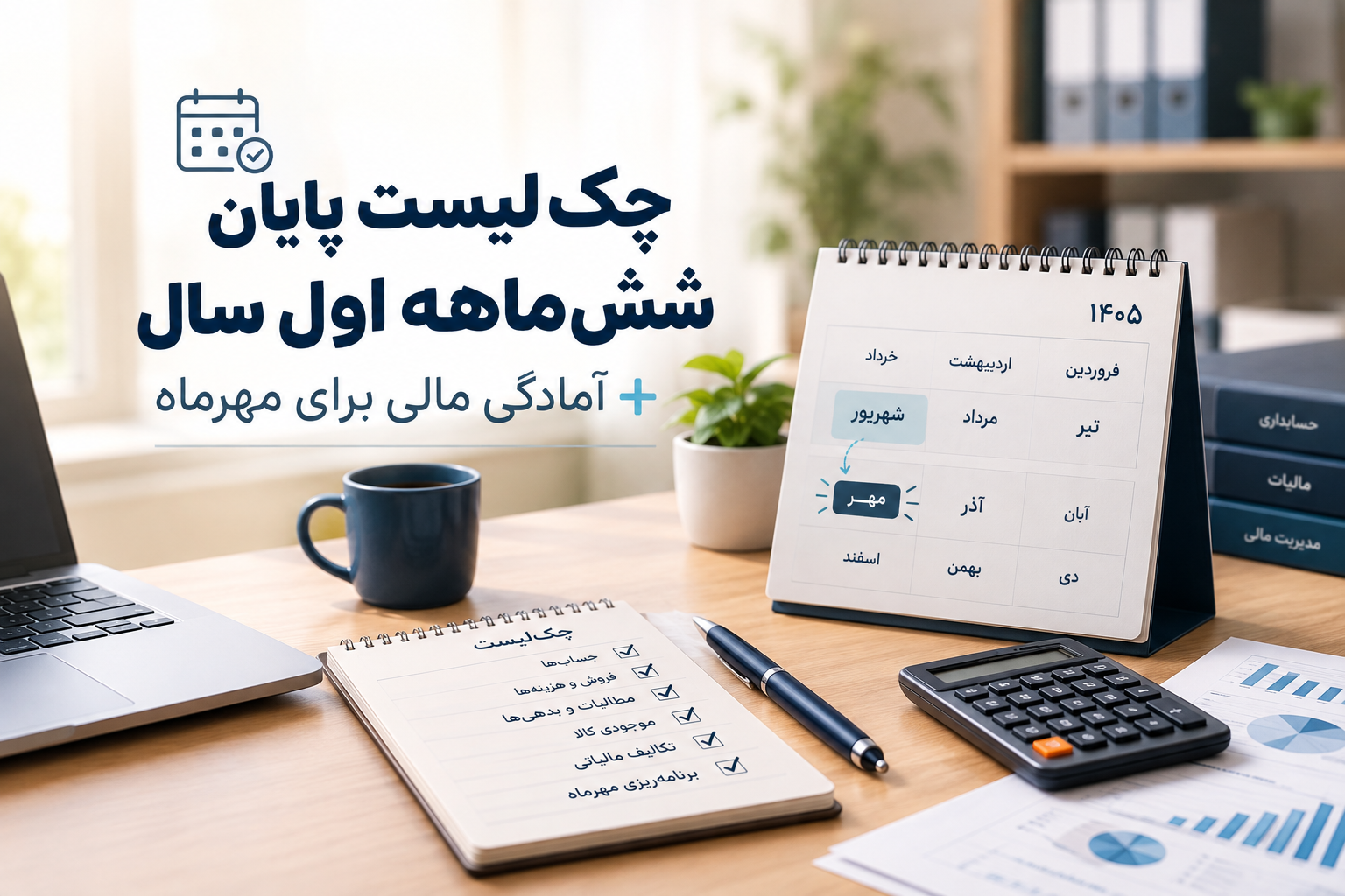 چک‌لیست پایان شش‌ماهه اول سال + آمادگی مالی برای مهرماه